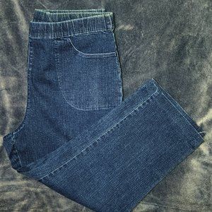 Croft & Barrow Ladie's stretch jeans, elastic waist, X-Large, 38" waist /NWOT